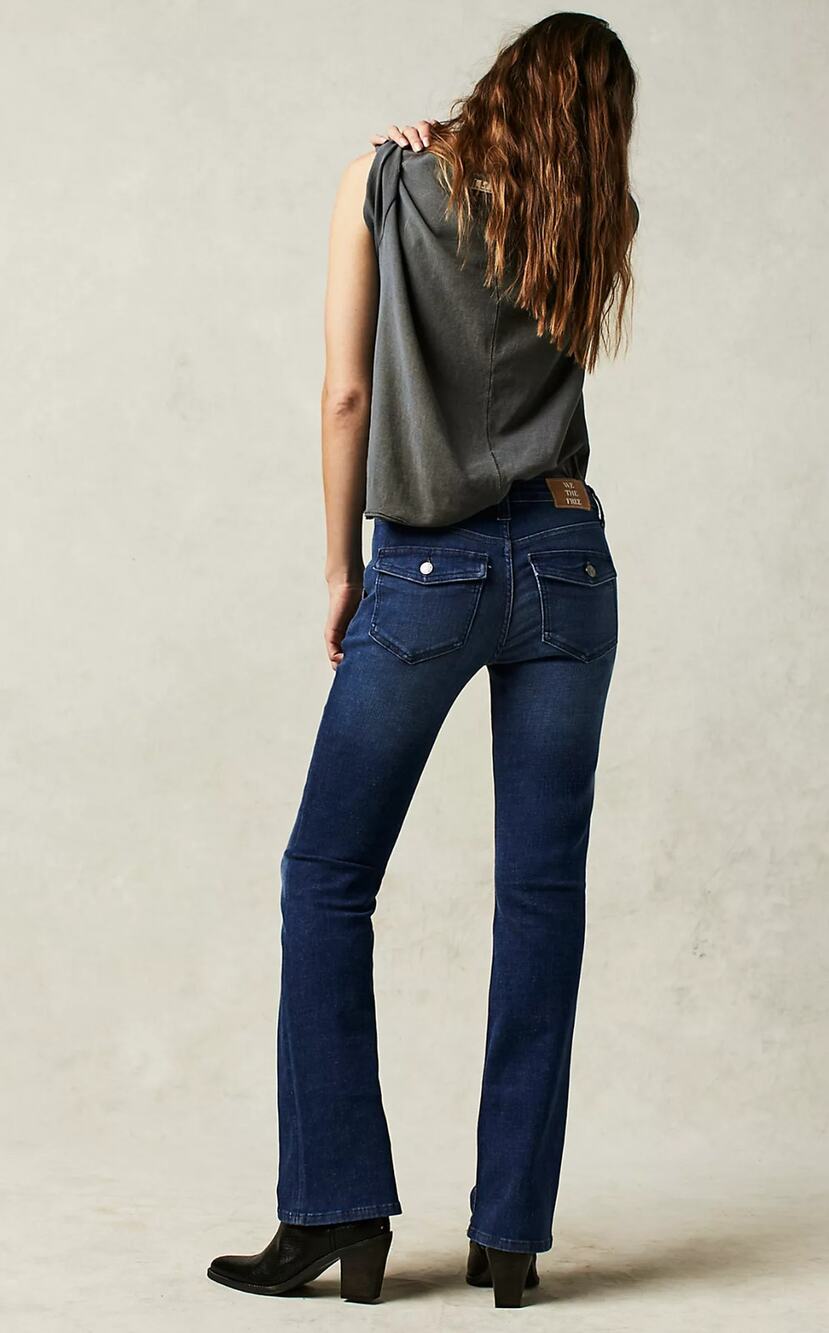 New We The Free Varsity Blues Flare Jeans - 31 waist